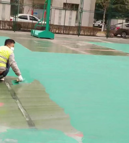 丽水球场地面翻新